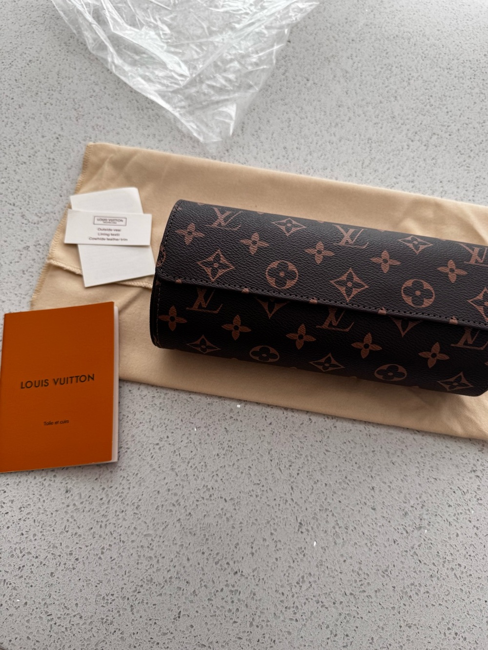 Louis Vuitton Monogram Watch Roll For 3 Watched